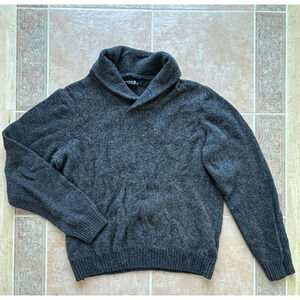 Daniele Blasi Gray Wool blend Shawl Collar sweater‎ men XL
